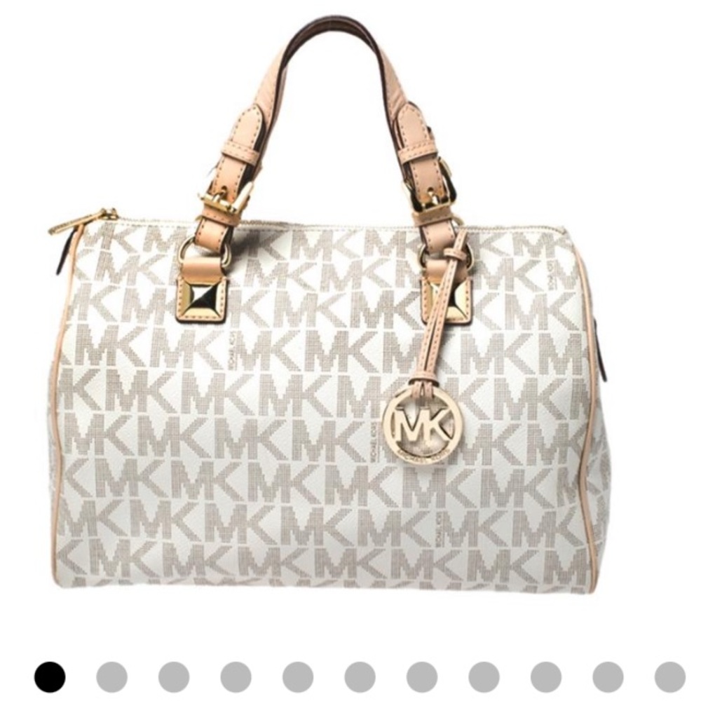Michael Kors White Vanilla Doctor Bag